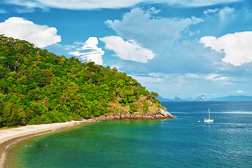 Image showing Yacht in the Sea