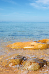 Image showing Stone in a Sea