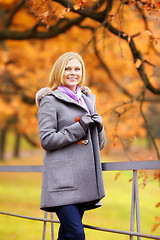 Image showing Beautiful Girl in Park