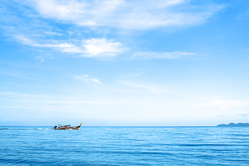 Image showing Boat in the Sea