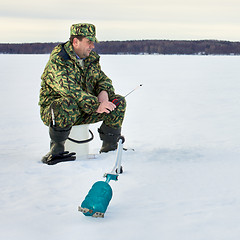 Image showing Ice Fishing