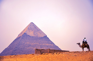 Image showing Pyramid Giza in Cairo Egypt