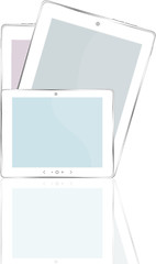 Image showing High-detailed black tablet pc on white background