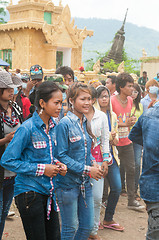 Image showing Songkran Celebration in Cambodia 2012