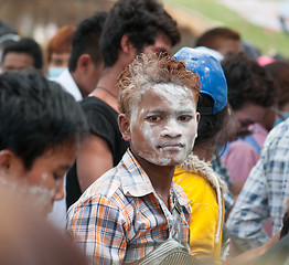 Image showing Songkran Celebration in Cambodia 2012