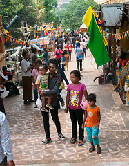 Image showing Songkran Celebration in Cambodia 2012