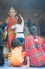 Image showing Songkran Celebration in Cambodia 2012