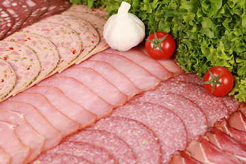 Image showing Meat Delicatessen Plate