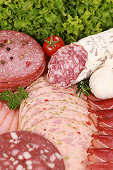 Image showing Meat Delicatessen Plate