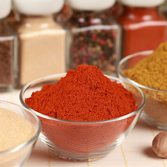 Image showing Paprika powder