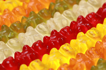 Image showing Gummy Bears Pattern