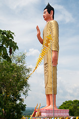 Image showing Buddha image at Phnom Yat in Pailin, Cambodia