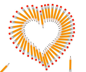 Image showing Set of Pencils