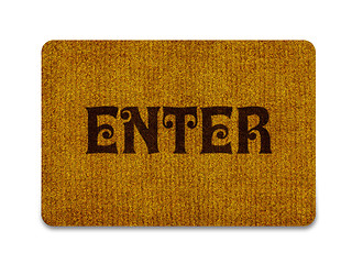 Image showing welcome doormat