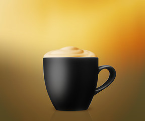 Image showing cup of cappuccino