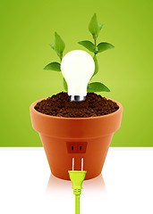 Image showing modern energy saving