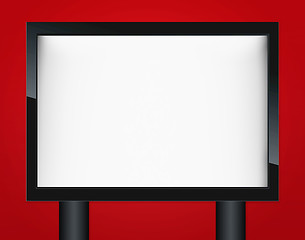 Image showing Blank advertising billboard 