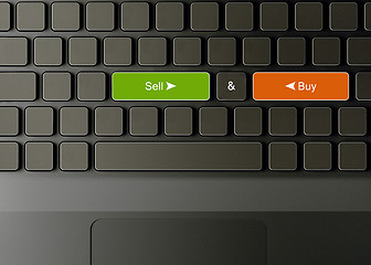 Image showing conceptual keyboard 