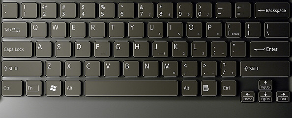 Image showing conceptual keyboard 