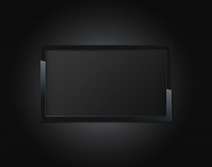 Image showing Black LCD tv