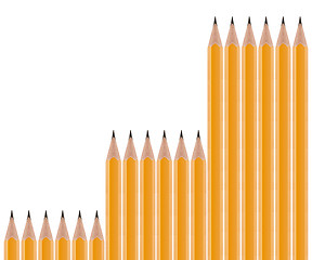 Image showing Set of Pencils