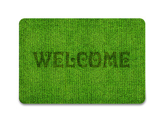 Image showing welcome doormat