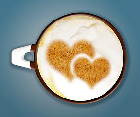 Image showing coffee art