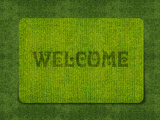 Image showing welcome doormat