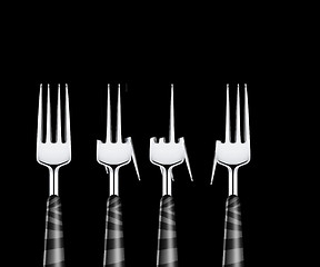 Image showing Forks