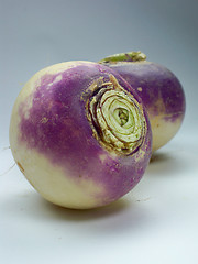 Image showing purple headed turnips