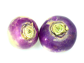 Image showing purple headed turnips