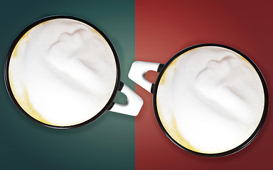 Image showing coffee art