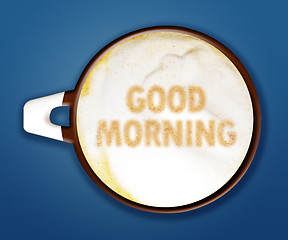 Image showing coffee art