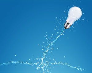 Image showing glowing Light bulb