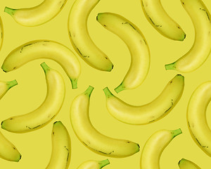 Image showing Banana seamless pattern