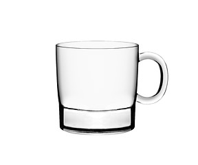 Image showing An empty glass of water