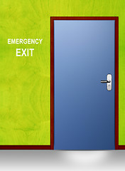 Image showing Exit door 