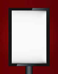 Image showing Blank advertising billboard 