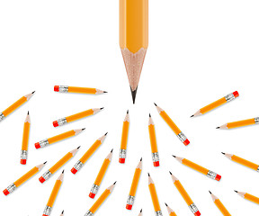 Image showing Set of Pencils