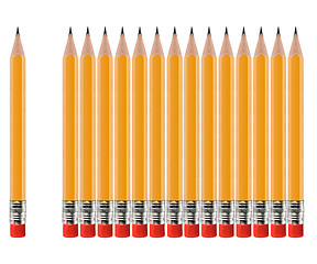 Image showing Set of Pencils