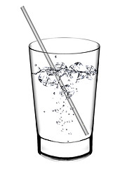 Image showing Glass with water 