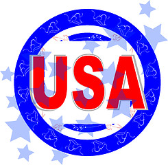 Image showing usa vector illustration. american independence day