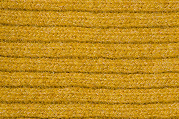 Image showing Yellow wool texture