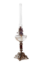 Image showing antique oil lamp