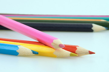 Image showing  Colored pencils