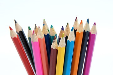 Image showing Colored pencils