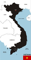 Image showing vietnam map