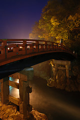 Image showing Japanese Bridge vertical