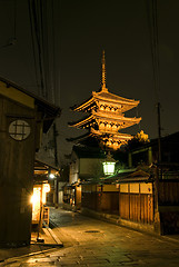 Image showing night in Kyoto