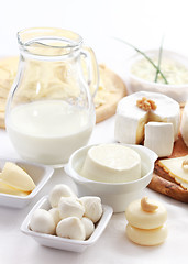 Image showing Dairy products